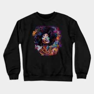 Tina Turner 1980s Style Retro Fan Art Design Crewneck Sweatshirt